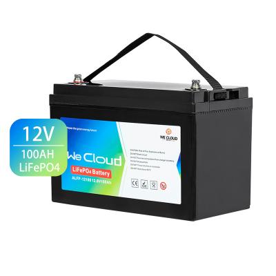 China Home Appliances LFP 12 Volt 100 Amp Lithium Ion Solar Energy Storage Batteries 12V 100Ah Lifepo4 Battery for sale