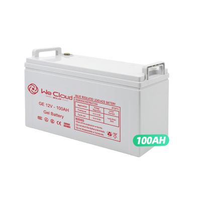 China Home Appliances 12V Battery 100Ah GEL Lead Acid Battery For Storage RV Boat Solar Powered Golf Carts for sale