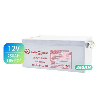 China Home Appliances 12V 200Ah GEL Lithium Rechargeable Battery Lead Acid Battery For PV Energy Storage Use for sale