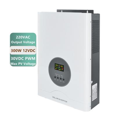 China Hybrid Solar Inverter 300W 500W 800W 1200W 12VDC Solar Power Inverter 325*263*123mm for sale