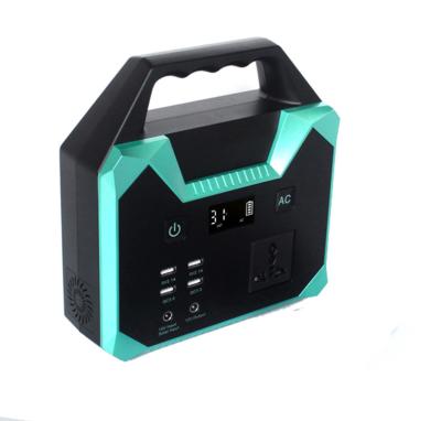 China 100W 40Ah Cordless Charging Outdoor Camping Fishing Portable Charging Station Power Station 100W Solar Generator for sale