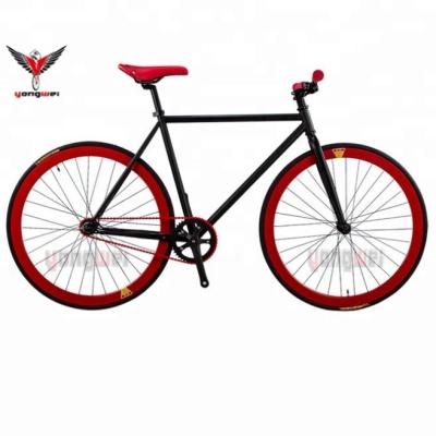 China OEM beautiful steel wholesale 700C steel fixie bike fixed gear bike with EN certificate for sale