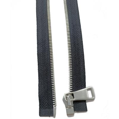 China Wholesale Fashionable New Arrival Slider Nickel Free Customized Clothing Metal Zippers For Garment for sale