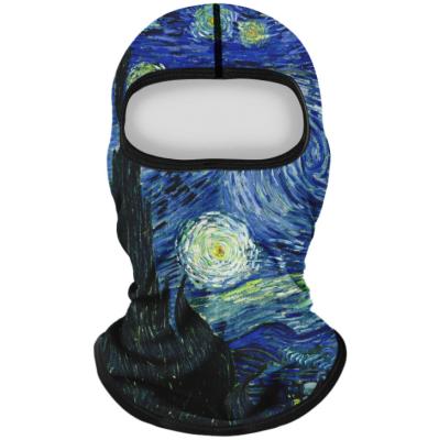 China Waterproof Custom 3D Cycling Full Face Anti-UV Tactical Balaclava Balaclava With Recycled RPET Fabric for sale