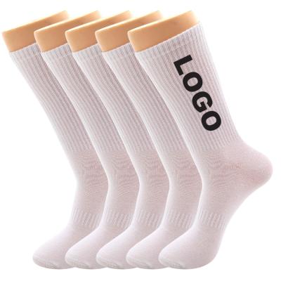 China Breathable Custom Athletic Performance Crew Socks For Running And Training for sale