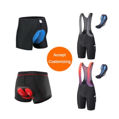 China UPF50+ Mens Womens Lady 3D Breathable Custom Gel Padded Bib Shorts Pants Cycling Gaiters For Tight Wear for sale