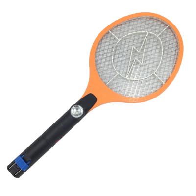 China Viable Popular Electric Mosquito Killer Racket With Rechargeable LED &BRA Round Plug Insect Zapper Swatter for sale