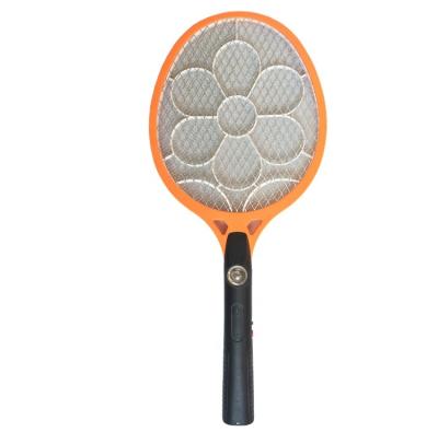 China Viable Mosquito Swatter Killer Machine Fly Swatter Rechargeable Flower Racket Safety Insect Zapper With LED Light for sale