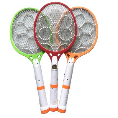 China Sustainable Design Electric Rechargeable Swatter Killer Mosquito-Striking Bat With LED Torch for sale