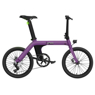 China High quality lithium battery 2 20 inch unisex hot sale hidden wheels folding electric bicycle for sale