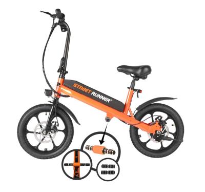 China New aluminum alloy electric bicycle e bike electric folding bike 36V 250W 7.5Ah city electric bike for sale