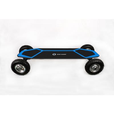 China Youth dual brushless motor electric skateboard drive system 400W /36V /4.4Ah off-road belt skateboarremote control for sale