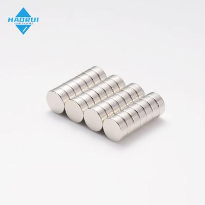 China High Performance Mini Round Speaker Magnet D10x4 N52 Neodymium / Strong Neodimium Disc Magnet / Neodimio Imanes for sale