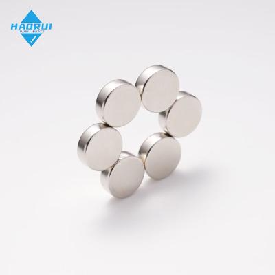 China High Performance Mini Round Speaker Magnet D15x5 N52 Neodymium / Strong Neodimium Disc Magnet / Neodimio Imanes for sale