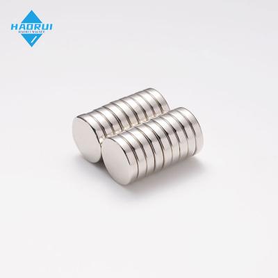 China High Performance Mini Round Speaker Magnet D15x3 N52 Neodymium / Strong Neodimium Disc Magnet / Neodimio Imanes for sale