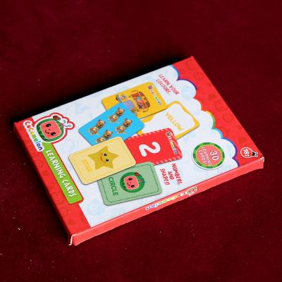 China 300gsm Paper or Amazon Hot OEM 18m Holland Paper Materials Learning Cards Amazon Educational Toys Learning Age Learning Cards for sale