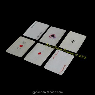 China Old Paper French Folk Painting Customized Playing Cards Poker Cards Promotional Size for sale