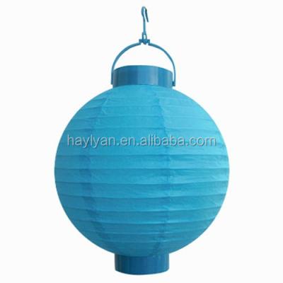 China Camping Around Stripped Rice Lantern Battery Operated Lantern for sale