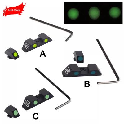 China Hunting Pistol Glow Sight Green Dot For Glock 17/19/22/23/24/26/27/33/34/35 In Day And Night To Use A039-2 for sale