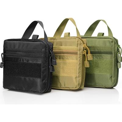 China Assets; Molle Waterproof Tactical Bag Military Outdoor Hunting Accessories Phone Bag Belt Waist EDC Pocket Magazine Organizer Medical First Aid Bag for sale