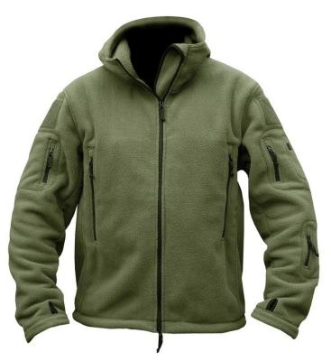 China Polartec Hooded Coat Military Fleece Camping Softshell Tactical Jacket Thermal Fleece Outdoor Army Increasing Clothes for sale