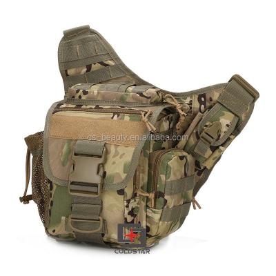 China camping & Outdoor Sports Tactical Military Men's Travel Bag Multicum Camouflage Molle Thigh Travel Camping Rise Bag for sale