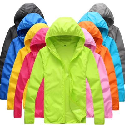 China Sun-protection Windproof Outdoor Camping Waterproof Quick Dry Foldable Anorak Jackets Summer Jackets Increasing Hoodie Jacket for sale