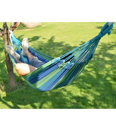 China Factory sale hot single person camping parachute hammock portable fabric hammock tent outdoor leisure with low price 200 x 80cm/79