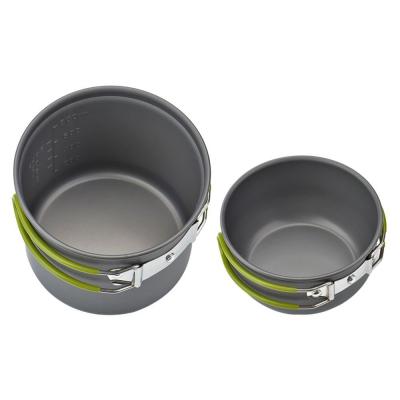 China Factory stocked outdoor cookware stainless steel camping titanium set with reasonable price for sale