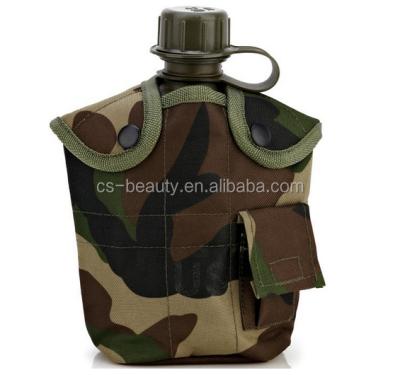 China New CS Multifunctional Commemorative Plastic Military Water Bottle 1L Canteen /Water Bottle 1L 1000ml Sports Water Bottle for sale