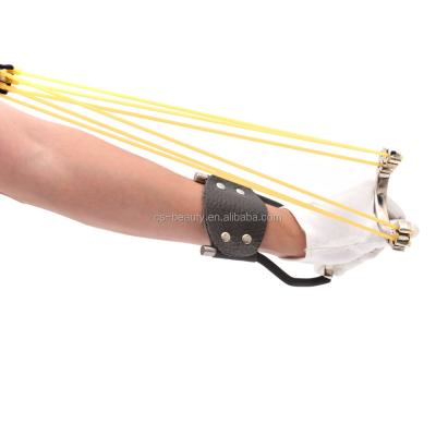 China CH2-061 Popular Metal Iron High Velocity Catapult Outdoor Hunting Sling Shooting, Powerful Wrist Brace Sling With Elastic Band CH2-061 for sale