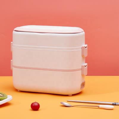 China Sustainable Unique Design Electric Food Bowl Warmer Stainless Box For Kids And Adults for sale