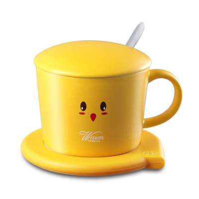 China Factory Supply 400ml Mug Office Mug Thermo Smarter Heat Resistant Wholesale Viable Electric Ceramic Mugs for sale