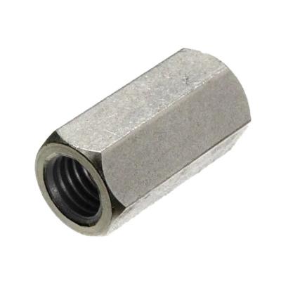 China Heavy Industry Long Hex Mild Steel Nuts With Moderate Rates for sale