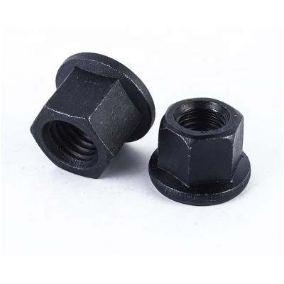 China Heavy Industry Bare Mild Steel High Carbon Grade 12.9 Wide Flange Nut For Export for sale