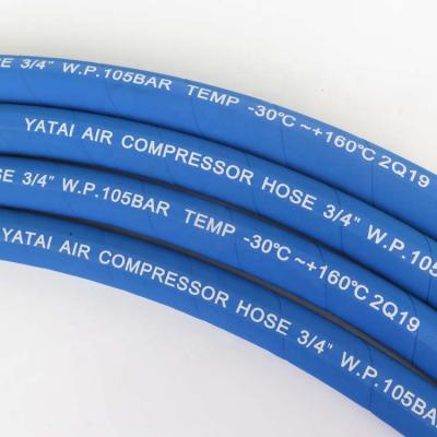 China Black Blue Heat Resistant Air Compressor Oil Hose 1/2 1/4 Inch --2 1/2 Inch for sale