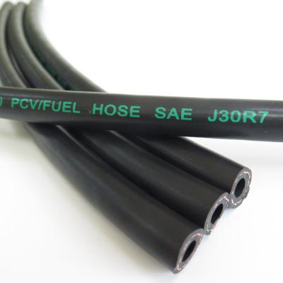 China Heavy Duty Rubber Gasoline & Oil/Diesel/Petrol Hose SAE J30 R6 1/2 Inch SAE J30 R9 Injection Hose Fuel High Temperature Ethanol Hose for sale