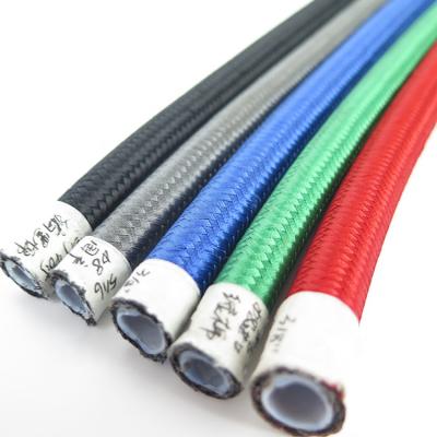 China Petroleum Base Yatai Synthetic Base And Hydraulic Fluids 1/4 Inch Stainless Steel Wire Braid Braid Ptfe Colored Hose Anti-Static Hose One for sale