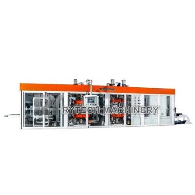 China Plastic Box Food Container Making Machine Multi Stage Automatic Thermoforming Machine for sale