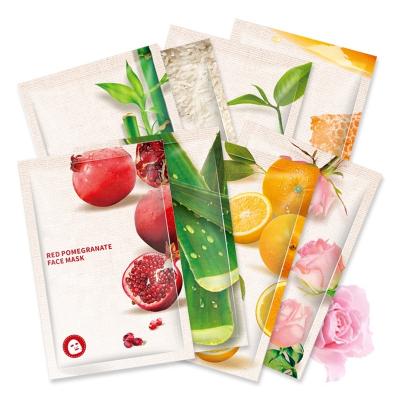 China Moisturizer OEM Factory Fruit Extract Moisturizing Remover Korean Beauty Blackhead Control Oil Mask Sheet Face Mask for sale