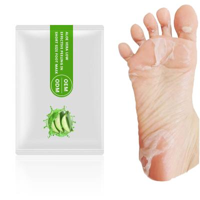 China OEM/ODM Foot Aloe Vera Low Effective Peeling Exfoliator Foot Mask Exfoliate Remove Dead Skin for sale