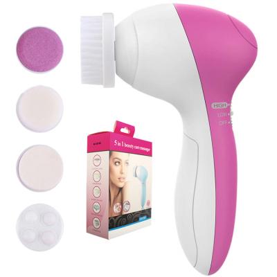 China Multifunction Anti-Puffiness 5 in 1 Deep Cleanse Facial Massager for sale