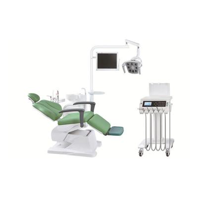 China Factory Direct Supply Medical Integral Metal Unit Dental Chair With CE Approved LED Curing Light for sale