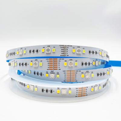 China Theme Park Waterproof Outdoor Solar Strip Light RGB CCT Led Strip 5050smd IP68 Led Strip Cool White With Led Driver for sale