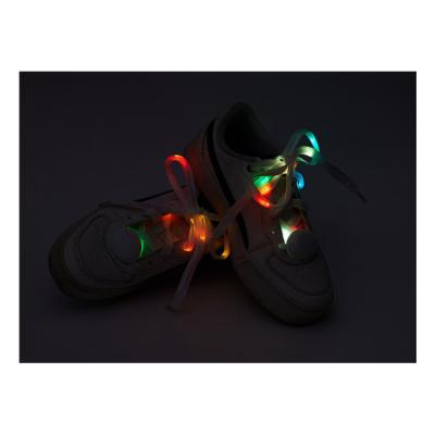 China Flashing led six color sports lace flash light casual instant nylon night sports lace for sale