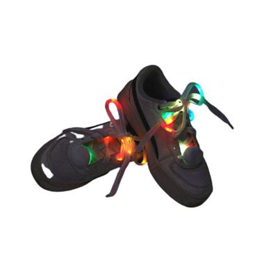 China Customizable Luminous Flashing Laces Multicolor Instant High Quality Flashing Laces for sale