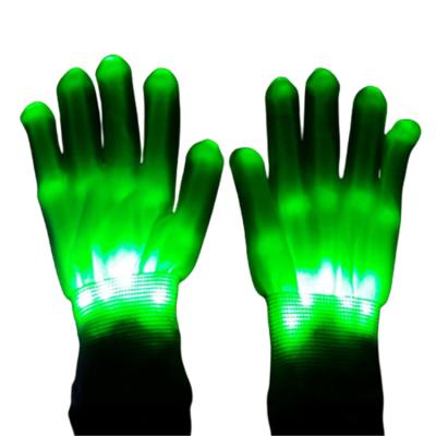 China Customized Modern Customized Popular LED Gloves Festivals Gift LED Flashing Customizable Gloves Toys for sale