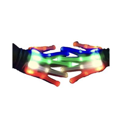 China Modern Light Up Hand Finger LED Gloves High Quality Plain Gloves Toy Party Supplies Accessories for sale