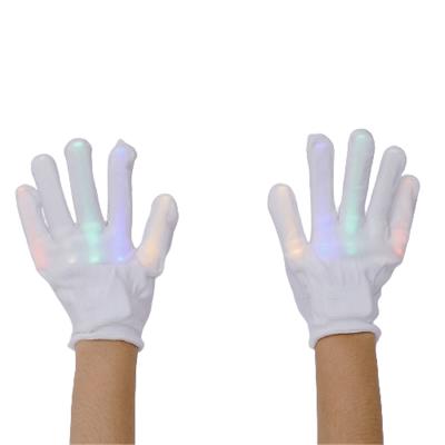 China Fashional High Quality Customizable Finger Toy Bright LED Glowing Gloves for sale