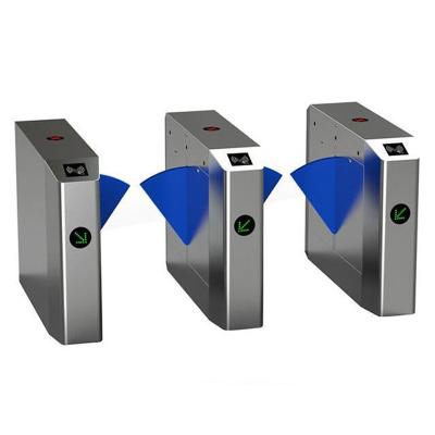 China High quality stainless steel drop 3 arm speed flap barrier turnstile gate mechanism rfid card reader security swing barrier turnstile gate for sale